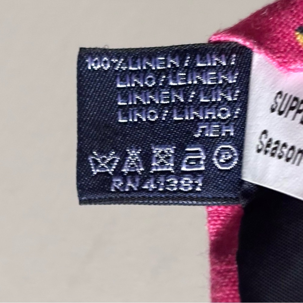 POLO Ralph Lauren Linen Sailboat Embroidered Necktie - Picture 4 of 5
